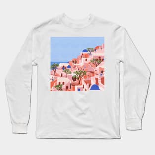 Sunset in Santorini Long Sleeve T-Shirt